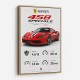 Ferrari 458 Speciale Supercar Art Print