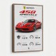 Ferrari 458 Speciale Supercar Art Print