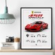Ferrari 458 Speciale Supercar Art Print