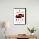 Ferrari 488 Pista Red Car Wall Art