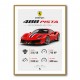 Ferrari 488 Pista Red Car Wall Art
