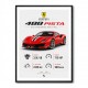Ferrari 488 Pista Red Car Wall Art