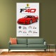 Ferrari F40 Sports Car Wall Art