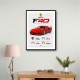 Ferrari F40 Sports Car Wall Art