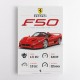 Ferrari F50 Sports Car Wall Art