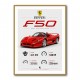 Ferrari F50 Sports Car Wall Art