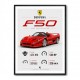 Ferrari F50 Sports Car Wall Art