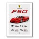Ferrari F50 Sports Car Wall Art