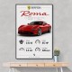 Ferrari Roma Sports Car Art Print