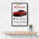 Ferrari Roma Sports Car Art Print