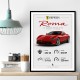 Ferrari Roma Sports Car Art Print