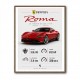 Ferrari Roma Sports Car Art Print