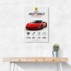 Ferrari SF90 Stradale Red Sports Car Wall Art