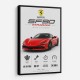 Ferrari SF90 Stradale Red Sports Car Wall Art