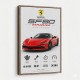 Ferrari SF90 Stradale Red Sports Car Wall Art