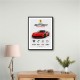 Ferrari SF90 Stradale Red Sports Car Wall Art
