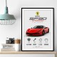 Ferrari SF90 Stradale Red Sports Car Wall Art