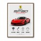 Ferrari SF90 Stradale Red Sports Car Wall Art