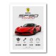Ferrari SF90 Stradale Red Sports Car Wall Art