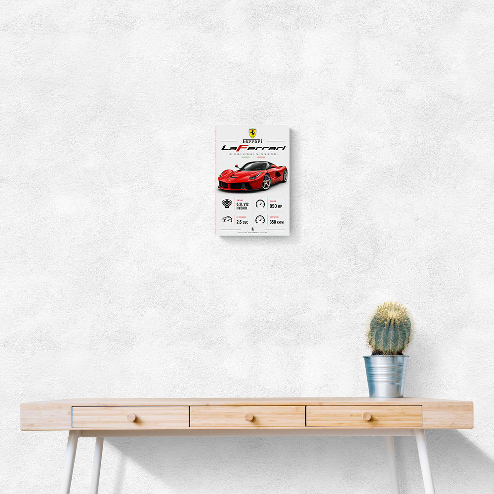 Laferrari Hypercar Performance Wall Art