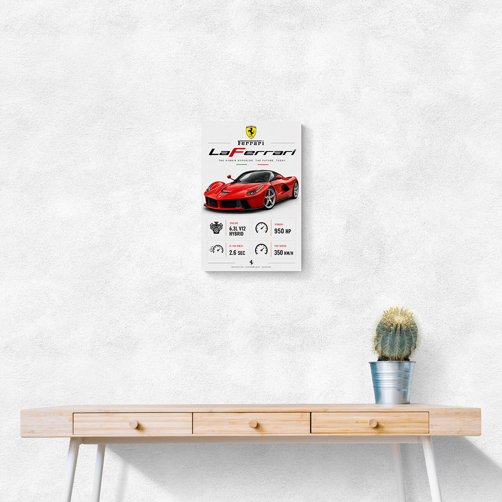 Laferrari Hypercar Performance Wall Art