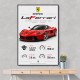 Laferrari Hypercar Performance Wall Art