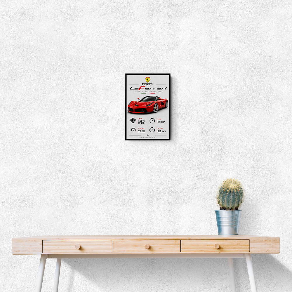Laferrari Hypercar Performance Wall Art