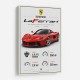 Laferrari Hypercar Performance Wall Art