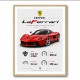 Laferrari Hypercar Performance Wall Art