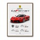 Laferrari Hypercar Performance Wall Art