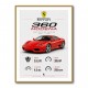 Ferrari 360 Modena Sports Car Wall Art