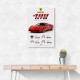 Ferrari 488 GTB Stats Wall Art