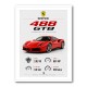 Ferrari 488 GTB Stats Wall Art