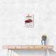 Ferrari 550 Maranello Red Wall Art