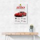 Ferrari 550 Maranello Red Wall Art