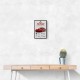 Ferrari 550 Maranello Red Wall Art