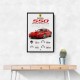 Ferrari 550 Maranello Red Wall Art