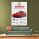 Ferrari 550 Maranello Red Wall Art