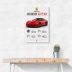 Ferrari 599 GTO Stats Wall Art