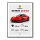 Ferrari 599 GTO Stats Wall Art