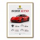 Ferrari 599 GTO Stats Wall Art