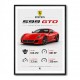 Ferrari 599 GTO Stats Wall Art
