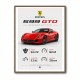Ferrari 599 GTO Stats Wall Art