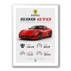 Ferrari 599 GTO Stats Wall Art