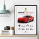 Ferrari 812 Superfast Sportscar Wall Art