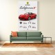 Ferrari California Sport Car Wall Art