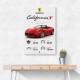 Ferrari California Sport Car Wall Art