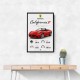 Ferrari California Sport Car Wall Art
