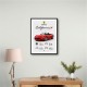 Ferrari California Sport Car Wall Art