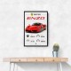 Ferrari Enzo Specs Wall Art